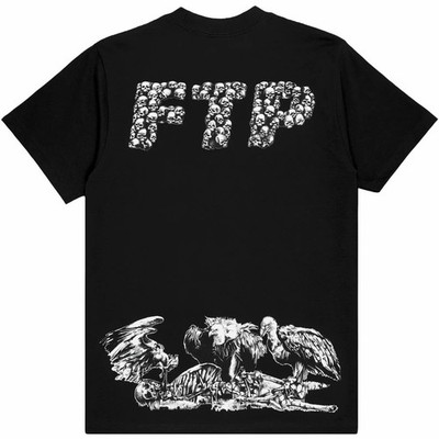 Size Large FTP FuckThePopulation Skulls Tee (Black)