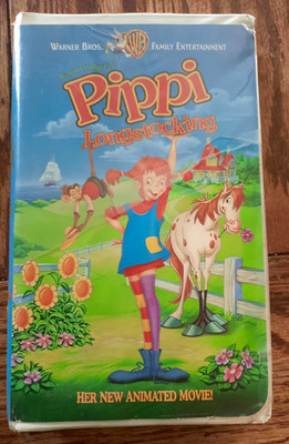 Pippi Longstocking - VHS - Warner Bros. Family Entertainment (1997) - Preowned!