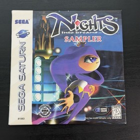 Nights into Dreams Sampler for Sega Saturn Complete With Sleeve
