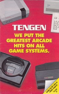 TENGEN mini catalog insert pamphlet brochure promo mailer 1990 1991