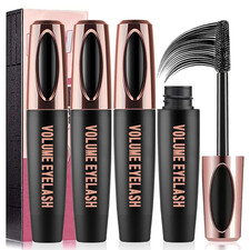 3 PCS 4D Silk Fiber Lash Mascara Waterproof Mascara Eyelash Extension Thicker Vo