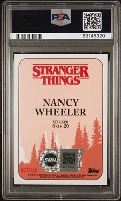 Natalia Dyer as Nancy Wheeler 2018 Stranger Things Character #8 RC