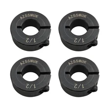 Azssmuk Single Split Clampon Shaft Collars Of Metal Material 1/2 Inch Bore Set S