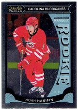 NOAH HANIFIN 2015-16 Upper Deck OPC Platinum Marquee Rookie M41 Hurricanes UD RC