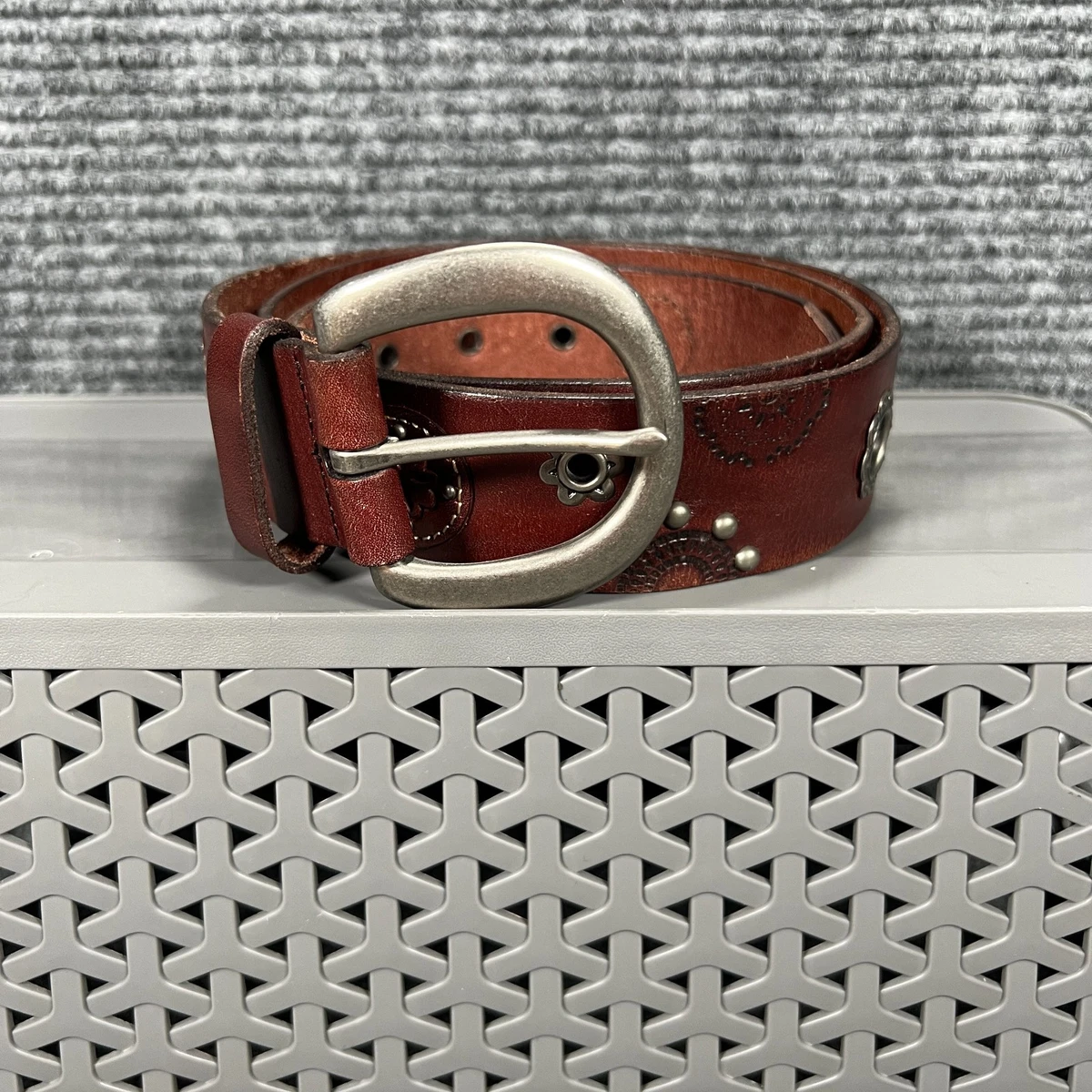 Fossil Leather Studded Belts for Men for sale | eBay display picture 1