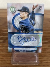 2024 Topps Tribute Bryan Woo Blue Auto /150 #TA-WOO RC Mariners