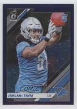 2019 Donruss Optic Rookies FOTL Purple Stars Prizm 6/25 Jahlani Tavai #120 02rn