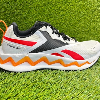 Reebok Zig Elusion Energy Mens Size 10.5 White Running Trainer Shoes Sneakers