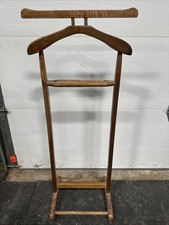 Bombay Company Valet Butler Stand Vintage Gentlemans Suit Hanger Rack Display US