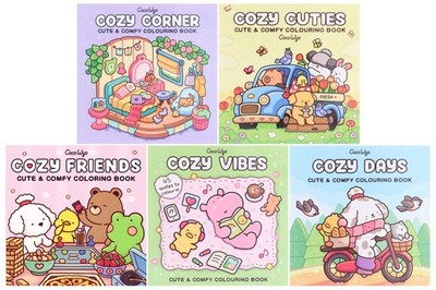 Coco Wyo: A Cute & Comfy 5 Colouring Books Set - Ages 12+ - Paperback