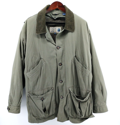 #ad North Bay Country Barn Chore Jacket Coat Removable Flannel Lined Large Vintage $31.99