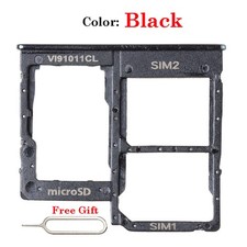 Dual SIM Card Tray MicroSD Holder Replacement For Samsung Galaxy A40 A405 A405F