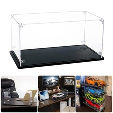 Acrylic Display Case for 1:18 Diecast Car Model Storage Box Dust Proof Glue Free