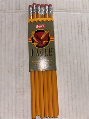 Vtg Berol Eagle HB No. 2 Pencils Package Of 12 1993 New Package Made In USA