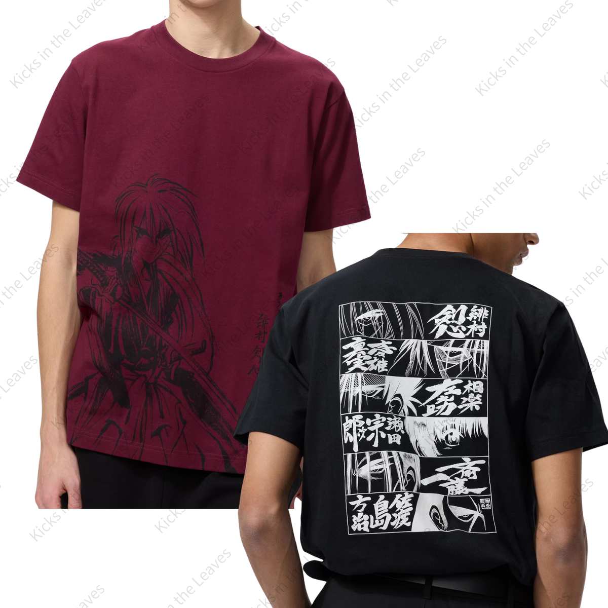 Uniqlo UT Shueisha 100th Rurouni Kenshin Manga T-Shirt 2 Types XS