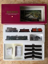 BEMO H0m 7256 100 RHB GÜTERZUG STARTSET LOKOMOTIVE 222 NEU OVP (NM-8-FF)