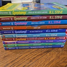 Lot of 10 Goosebumps R.L. Stine Books+1 Fear Street+1 Monster Blood Collection