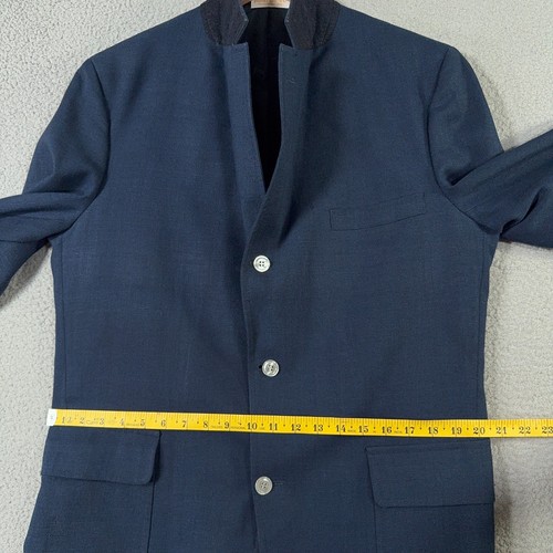 Vintage Brooks Brothers Brookslinen Blazer 41 ML Medium Long Navy Jacket 70s - Picture 18 of 24