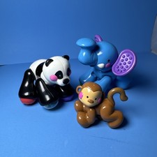 Fisher-Price Amazing Animals 5 Click Joint Sensory Toys Elephant Panda Monkey