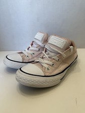 Little girl's light pink Converse All Star sneakers-Size: 1