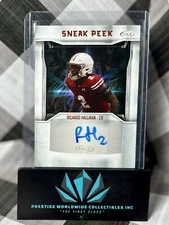 Ricardo Hallman 2024 Sage Low Series Red Sneak Peak Auto #SPA-RH2 Wisconsin