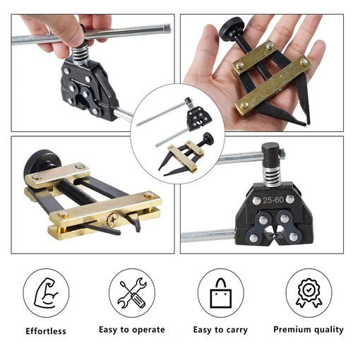 Roller Chain Tools Kits 25-60 Chain Detacher Breaker for Motorcycle Go-Kart ATV - Picture 4 of 12