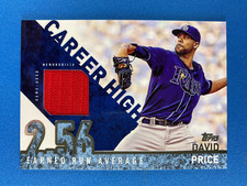 2015 Topps Baseball David Price #CRH-DPE Relic Tampa Bay Rays MLB