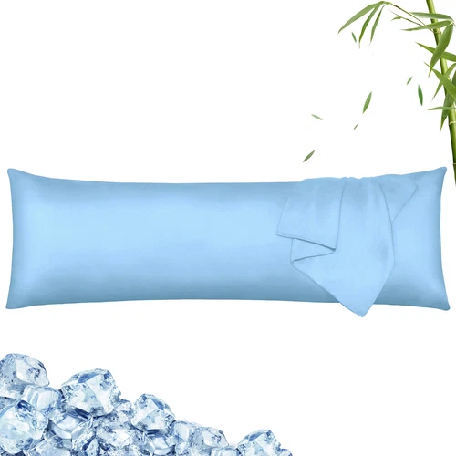 100% Cooling Bamboo Long Body Pillowcase Luxury Pillow Cover 48x150 cm