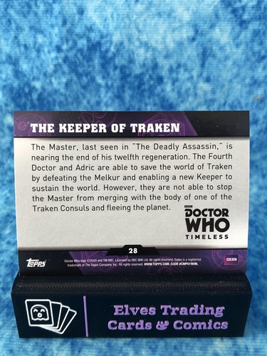 Doctor Who: Timeless SINGLE Non-Sport Trading Card by Topps 2016 - Picture 60 of 190