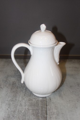 Kaffeekanne von Hutschenreuther - Form Dresden - SEHR GUT erhalten weiss 24,5cmH - Bild 5 von 5