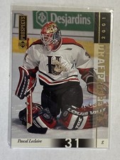 2000-01 UD CHL Draft Prospects Hockey Pascal LeClaire Halifax Mooseheads #90