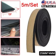 5m Car Windshield Sunroof Triangular Window Sealed Strip W 3m Double-sided Tape