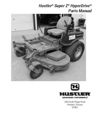 Super z mower manual sales
