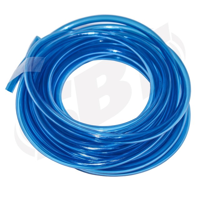 Fuel Line 25’ Roll of 1/4” Clear Blue eBay