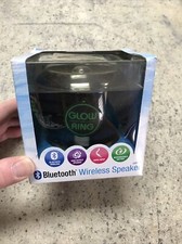 iLive Blue iSB14B Portable Bluetooth Speaker Color Changing Glow Ring LEDs New 