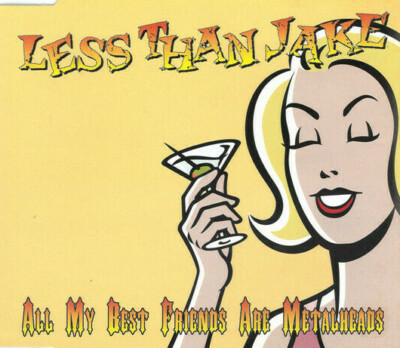 LESS THAN JAKE All My Best Friends w/  2 LIVE TRX UK CD Single SEALED USA SELLER