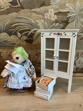 Muffy VanderBear Cherry Pie Collection With Cabinet Hutch, And 3 Cherry Pies