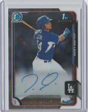 2015 Bowman Chrome Julian leon #BCAP-JUL AUTO