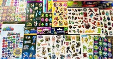 SANDYLION Disney Stickers Lot: Sparkle, Prism, Cartoon, Video Game, Princess