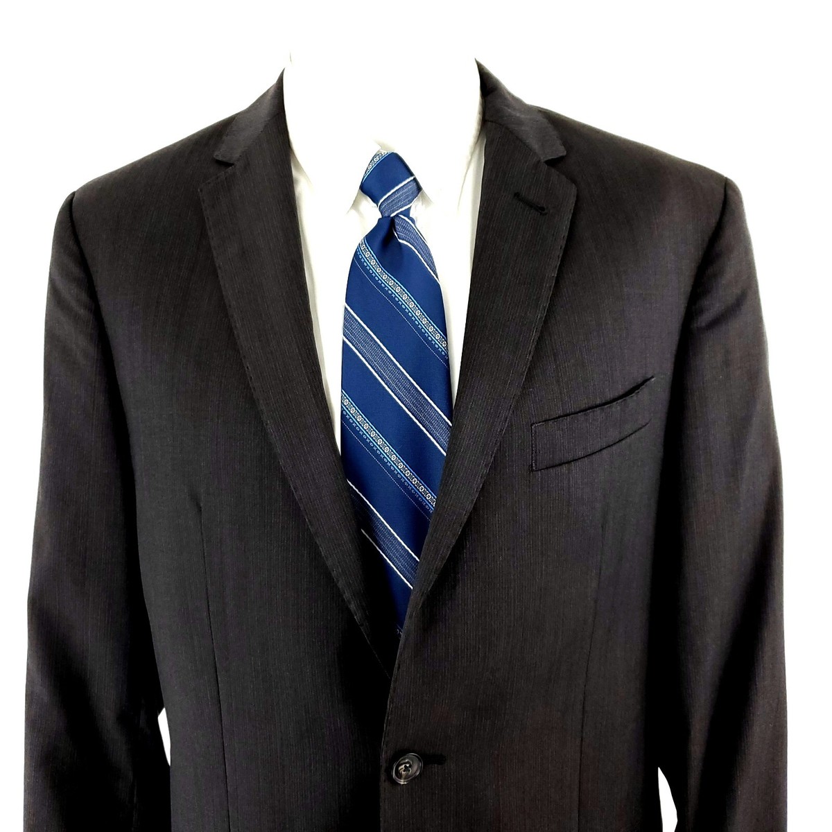 Joseph Jos A Bank Wool Button Blazer 38R Or Slim Fit 40R Brown