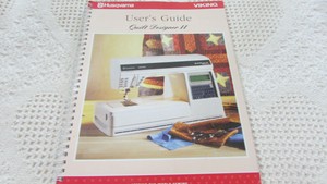 Husqvarna Viking Quilt Designer II 2 Sewing Machine User Guide Manual