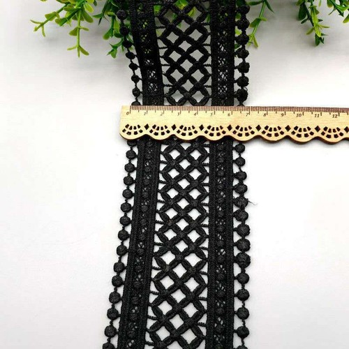 Fabric Trim Dress Clothes Trimming Craft Embroidery Sewing Edging Crocheted Lace - Picture 4 of 9