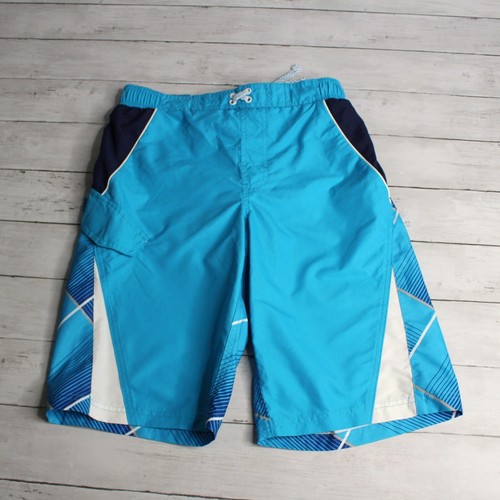Op Boy's Board Shorts Swim Trunks Size XL 14 16 Swimwear Blue - Picture 3 of 6