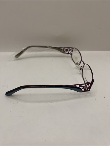 Apple Bottoms Eyeglasses 713 Burgundy Designer Demo Lens Red 53-17-135 - Picture 5 of 7