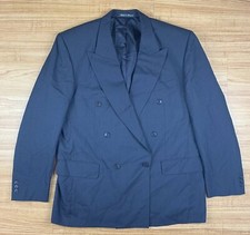 Pierre Balmain Charcoal Grey Pinstripe Blazer Suit Sport Coat Mens Size 46