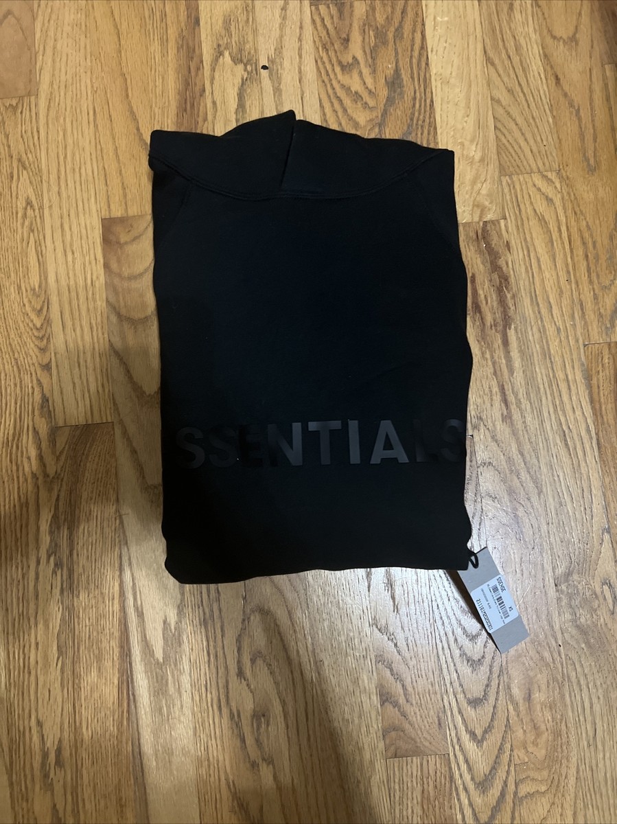 black essentials hoodie xs | eBay