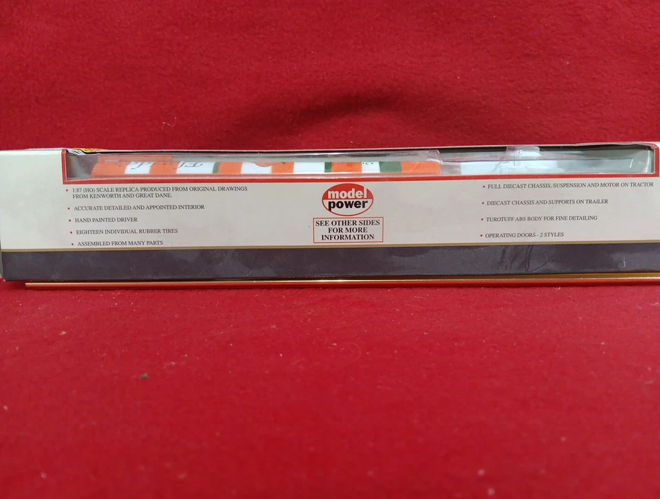 MODEL POWER HO 1:87 Scale Semi Rig Tractor Trailer FLORIDA'S Best Orange Juice - Image 4 of 4