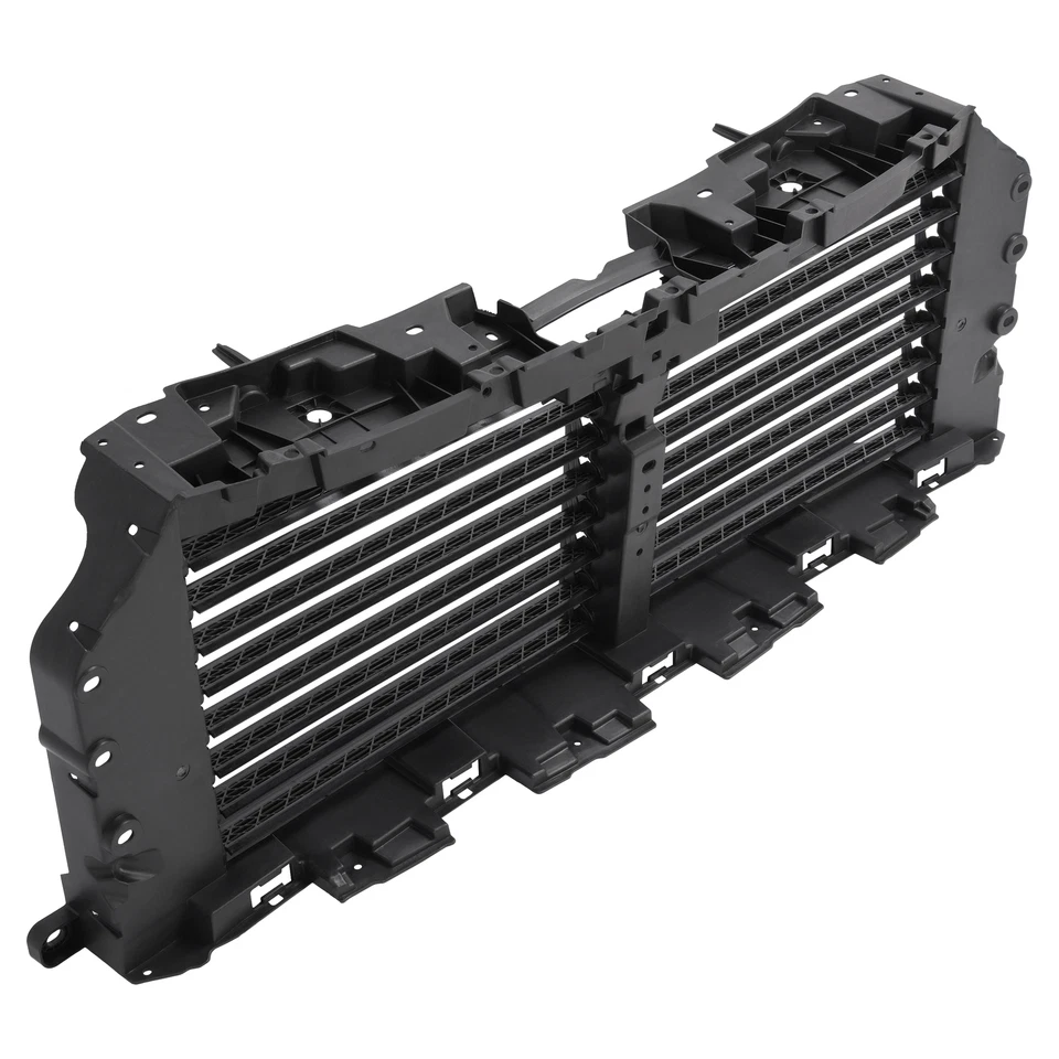 Front Upper Radiator Grille Air Shutter Fit For 2021-2025 Ford F-150 W/O Motor Foto 3 de 4