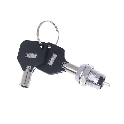 1PC 12MM Telephone Lock Electronic Lock Power Lock Key Switch S1201 2Keys - Photo 7/11