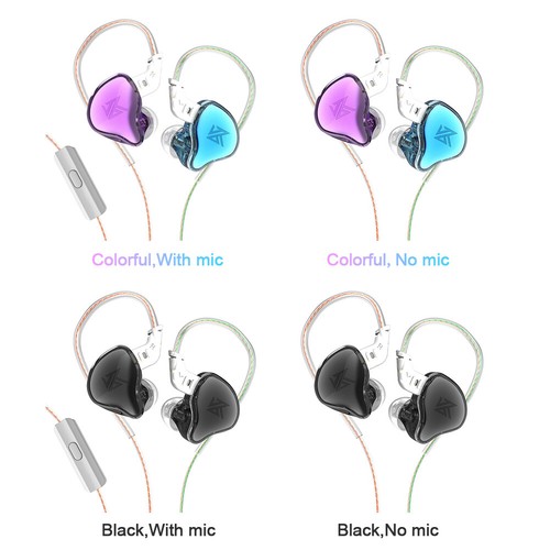 KZ EDC HiFi Noise Reduction In-ear 3.5mm Wired Headphones Sports Monitor Earbuds - Zdjęcie 2 z 24